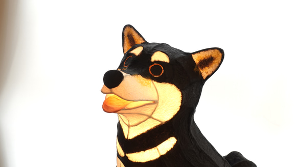 立体わんこライト（柴犬）注文製作 4枚目の画像