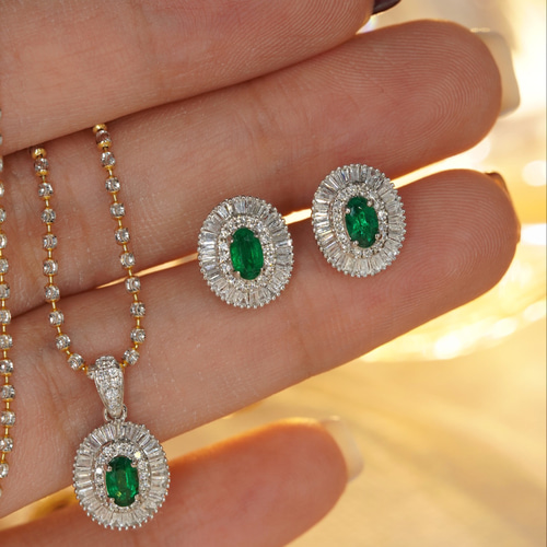 K18 ピアスペンダントトップセット