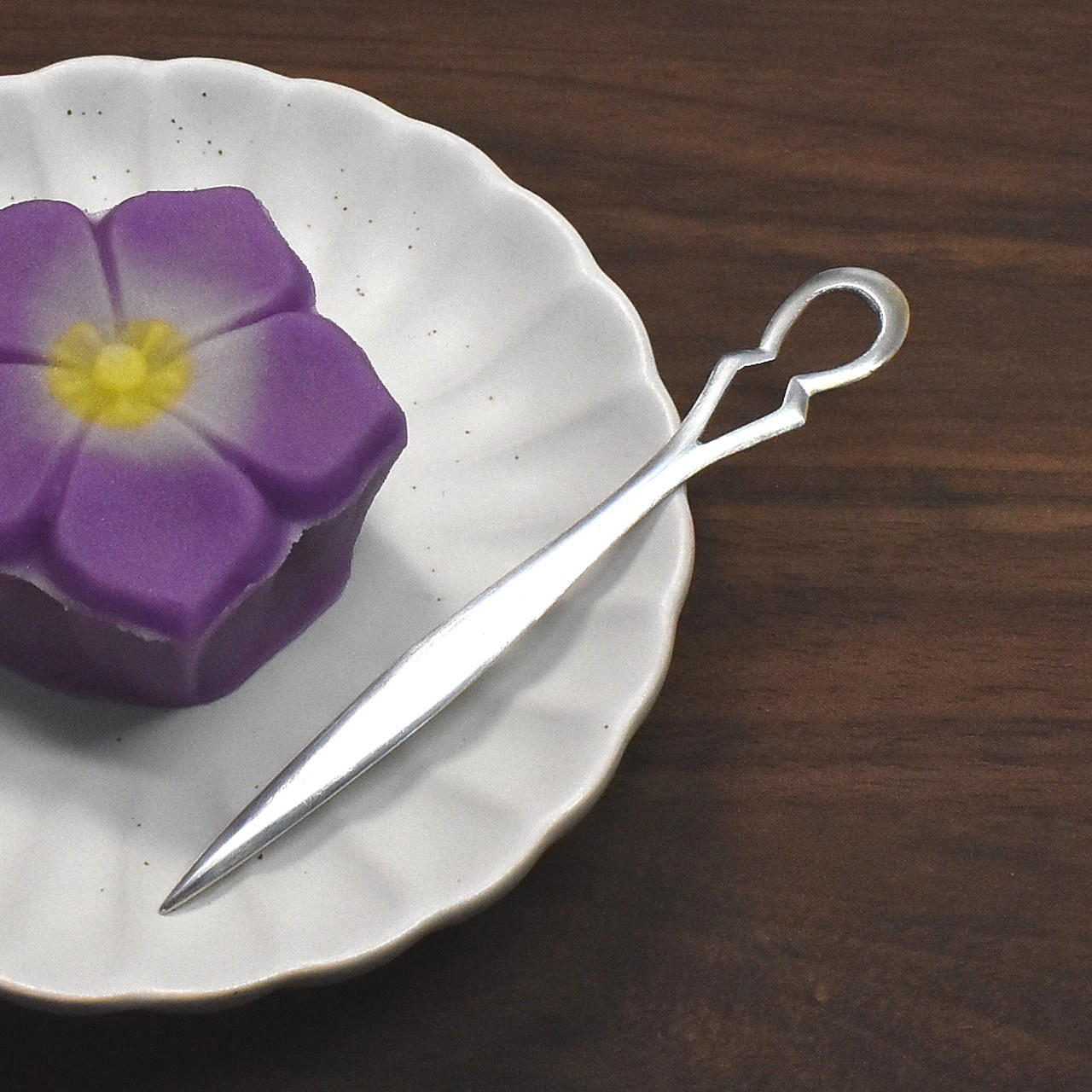 透かし模様 銀の菓子切り （楊枝）【一点物】