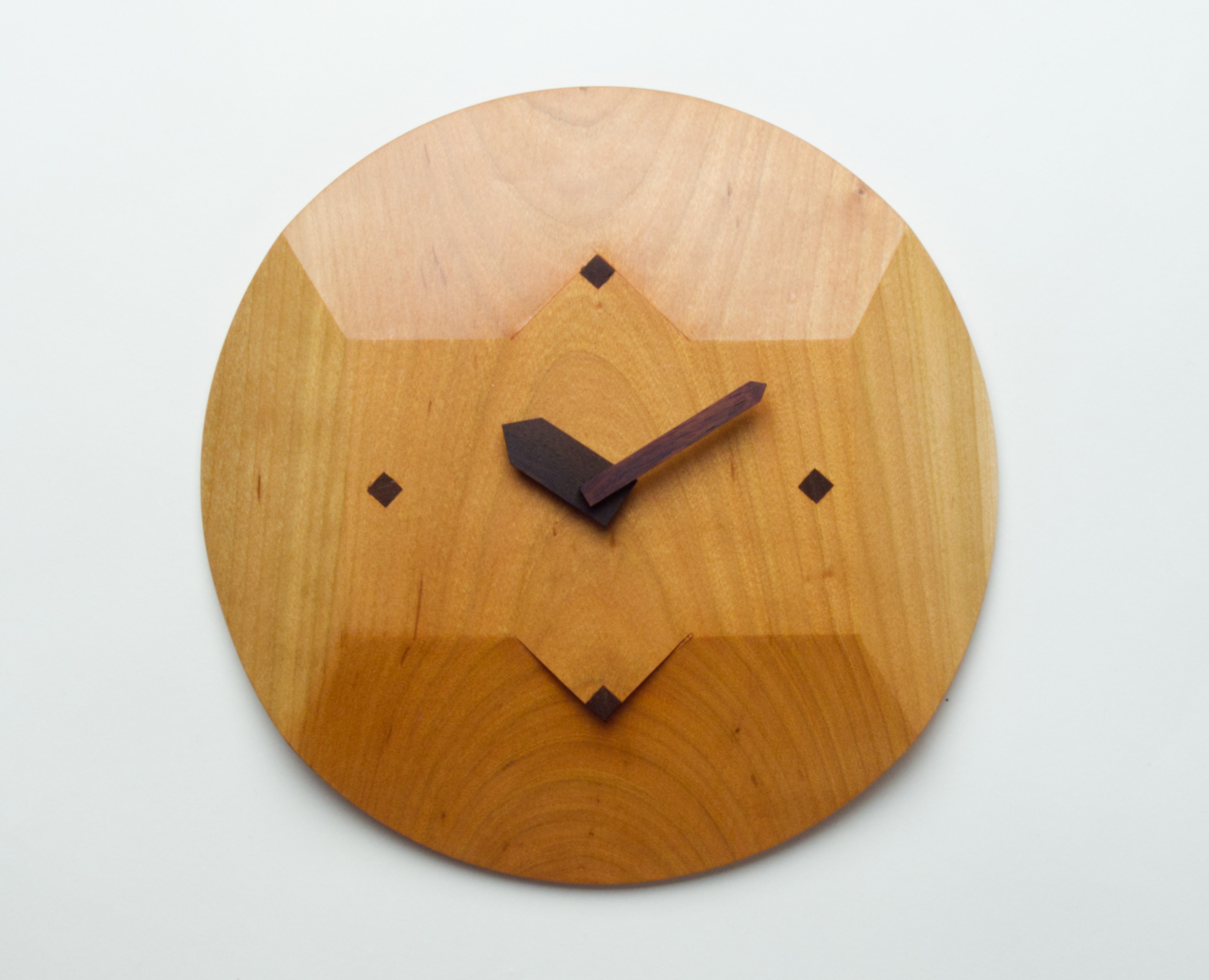 掛け時計　Rondo　山桜材