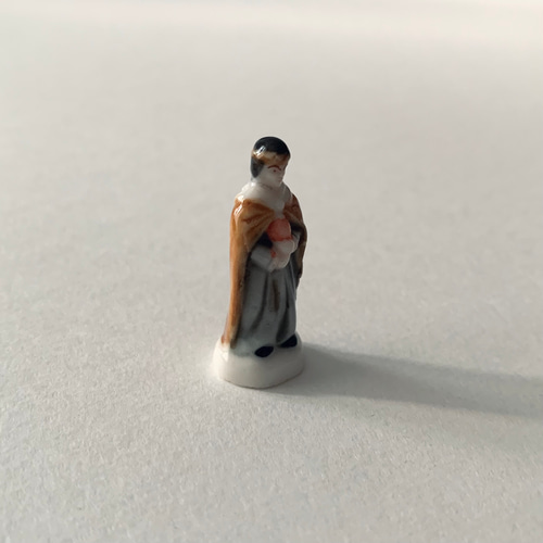 フランス製 フェーヴ アンティーク 聖人 陶器 その他インテリア雑貨