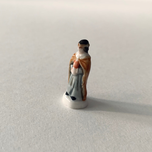 フランス製 フェーヴ アンティーク 聖人 陶器 その他インテリア雑貨