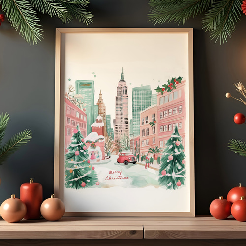 クリスマスB0サイズ◆送料無料◆インテリアポスター 楽天市場】クリスマスポスター Christmas ウォールアート