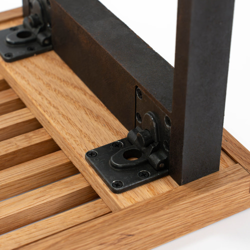 STACKING RACK 無垢 オーク 木製ラック 折りたたみ 棚・シェルフ