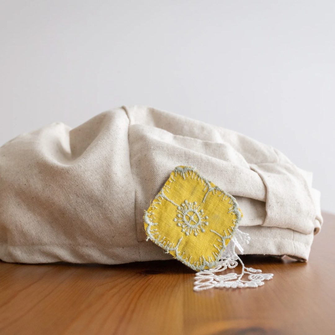 リボンベレー 帽　きなり　ケア帽子　プレゼント　ゆったり　柔らか　心地よい　医療用帽子　お出かけ　オプション前髪