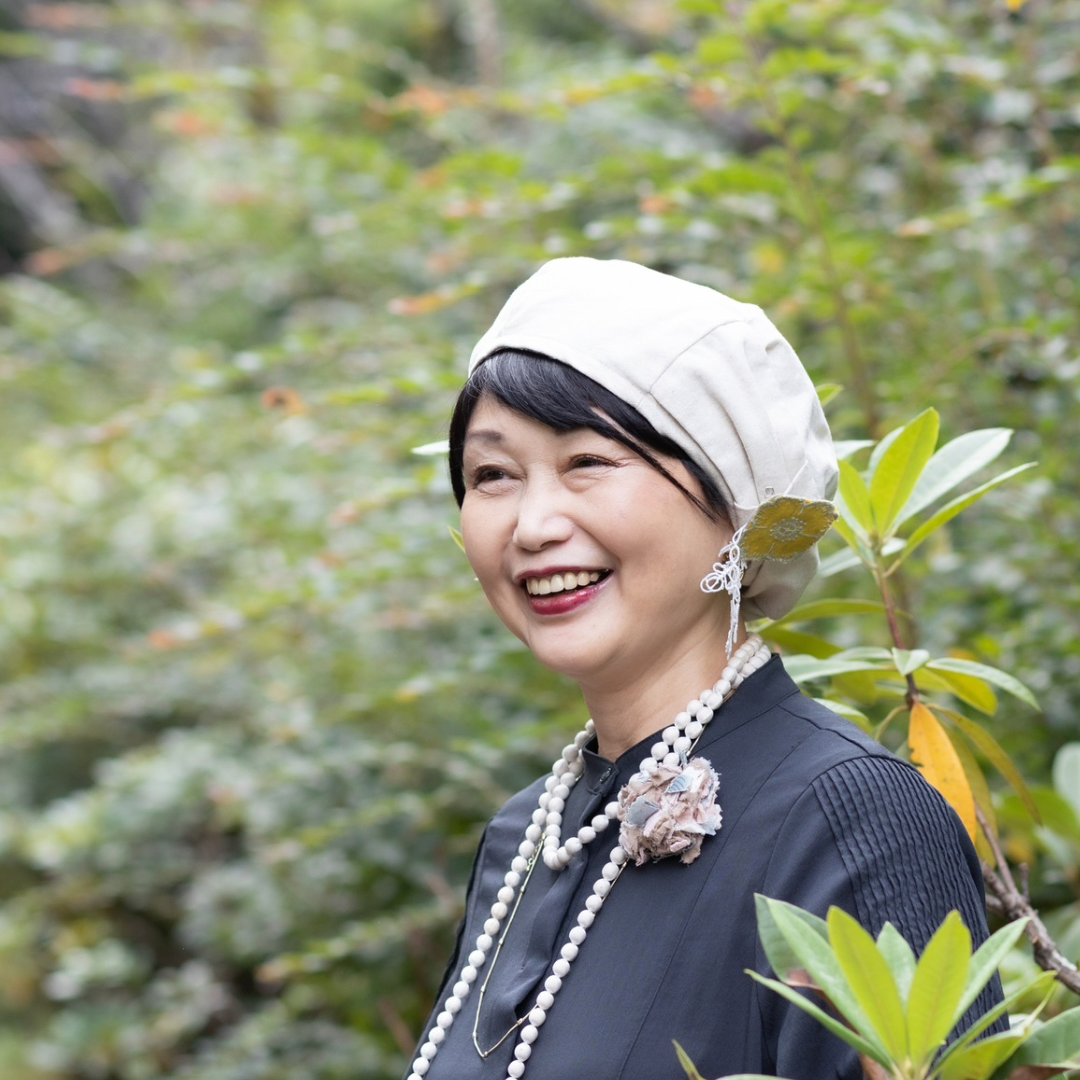 リボンベレー 帽　きなり　ケア帽子　プレゼント　ゆったり　柔らか　心地よい　医療用帽子　お出かけ　オプション前髪