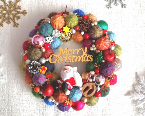 ♪♪クリスマスリースです❗ Amazon.co.jp: ［ 2025年 mamawreath A クリスマスリース L