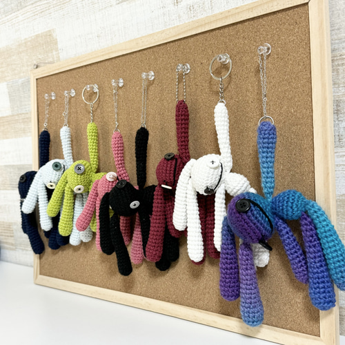 くたくたうさぎのあみぐるみストラップ あみぐるみ kifu_croch 通販