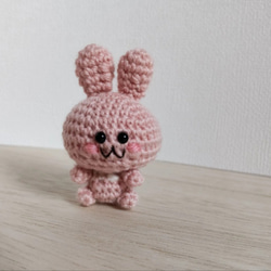 あみぐるみ　ちびねこ　猫　スコティッシュ風　グレーw　キーホルダー　ハンドメイド あみぐるみ ちびねこ 猫 スコティッシュ風 グレーw キーホルダー