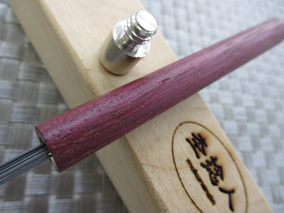工房楔　芯ケース　パープルハート Pent〈ペント〉 ペンシルエクステンダー by工房 楔 2mm芯