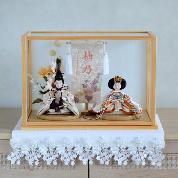2026年新作カラー♪【美男x美女】コンパクトdeケースに飾るひな人形