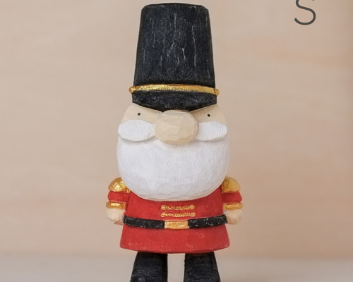 おもちゃの兵隊 トントゥ】クリスマス 雑貨 木製 サンタ 木彫り 置物