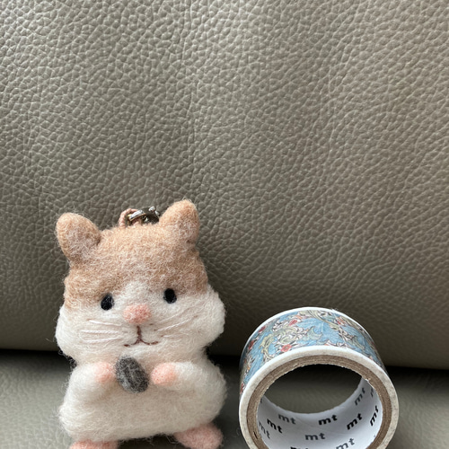 ハムスターの羊毛フェルトのストラップ 羊毛フェルト Naotan工房 通販