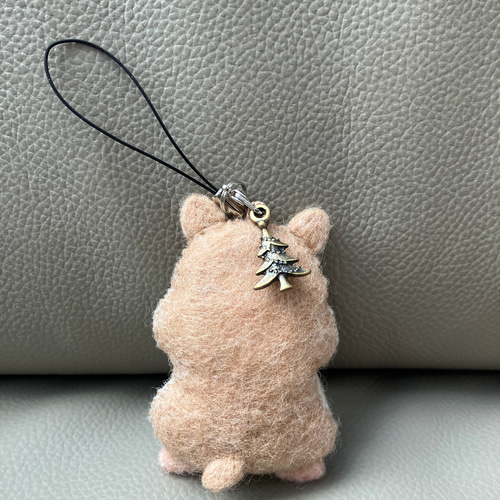 ハムスターの羊毛フェルトのストラップ 羊毛フェルト Naotan工房 通販