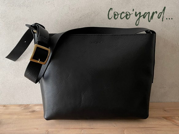 イタリアンレザー] 本革 ファスナー付おしごとバッグ [Coco 