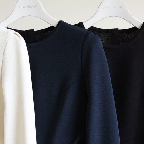 キルティングジャガード ドッキングワンピース【ブラック】 ワンピース