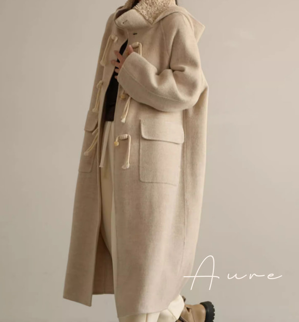 ウール+ヤク毛.レディースウールのコート.品質良い、 厚い温かいコート