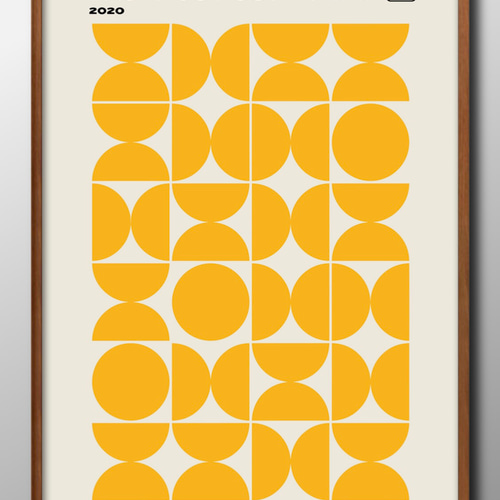 15391□ポスター アート 『バウハウス BAUHAUS』北欧 A3 イラスト