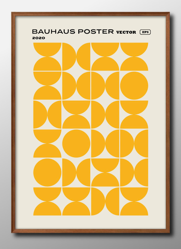 15391□ポスター アート 『バウハウス BAUHAUS』北欧 A3