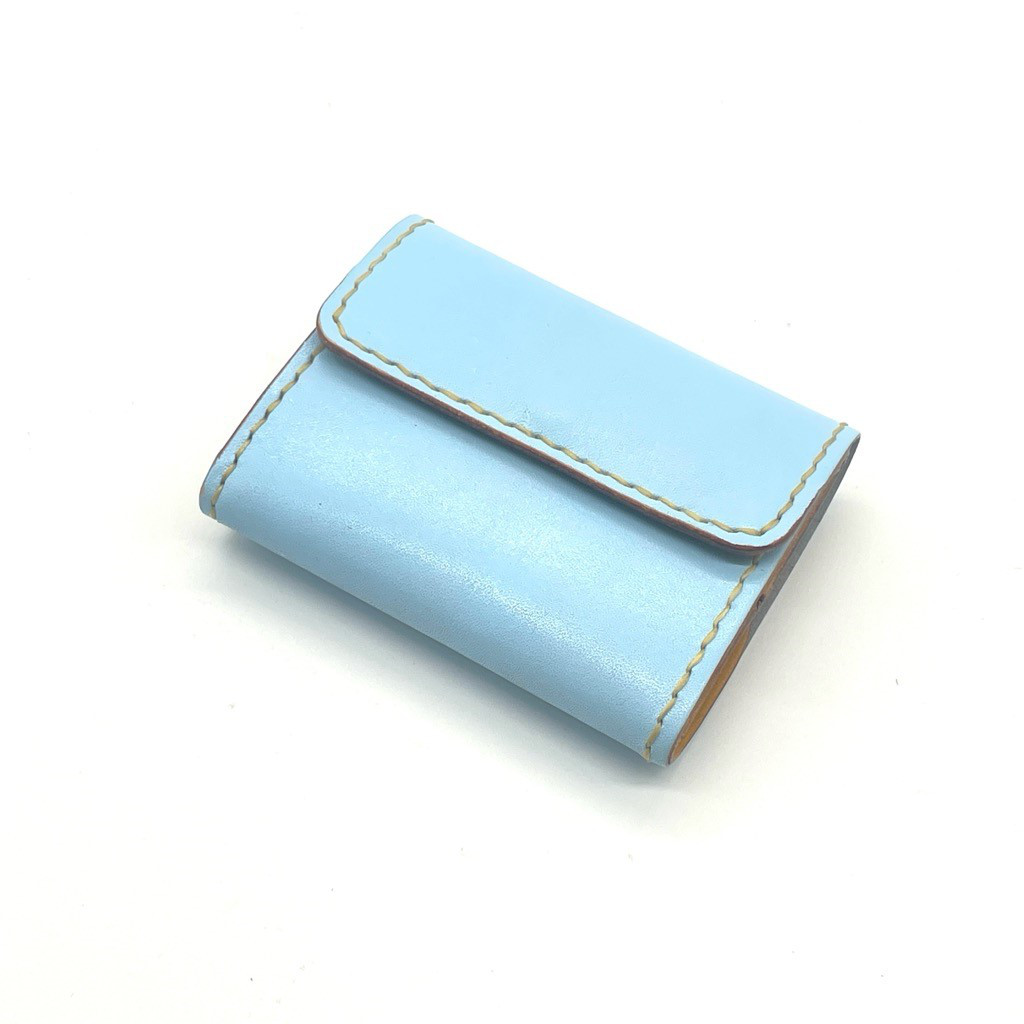 【現物販売】ミニマル過ぎないシンプルな小さい革製お財布 栃木レザー