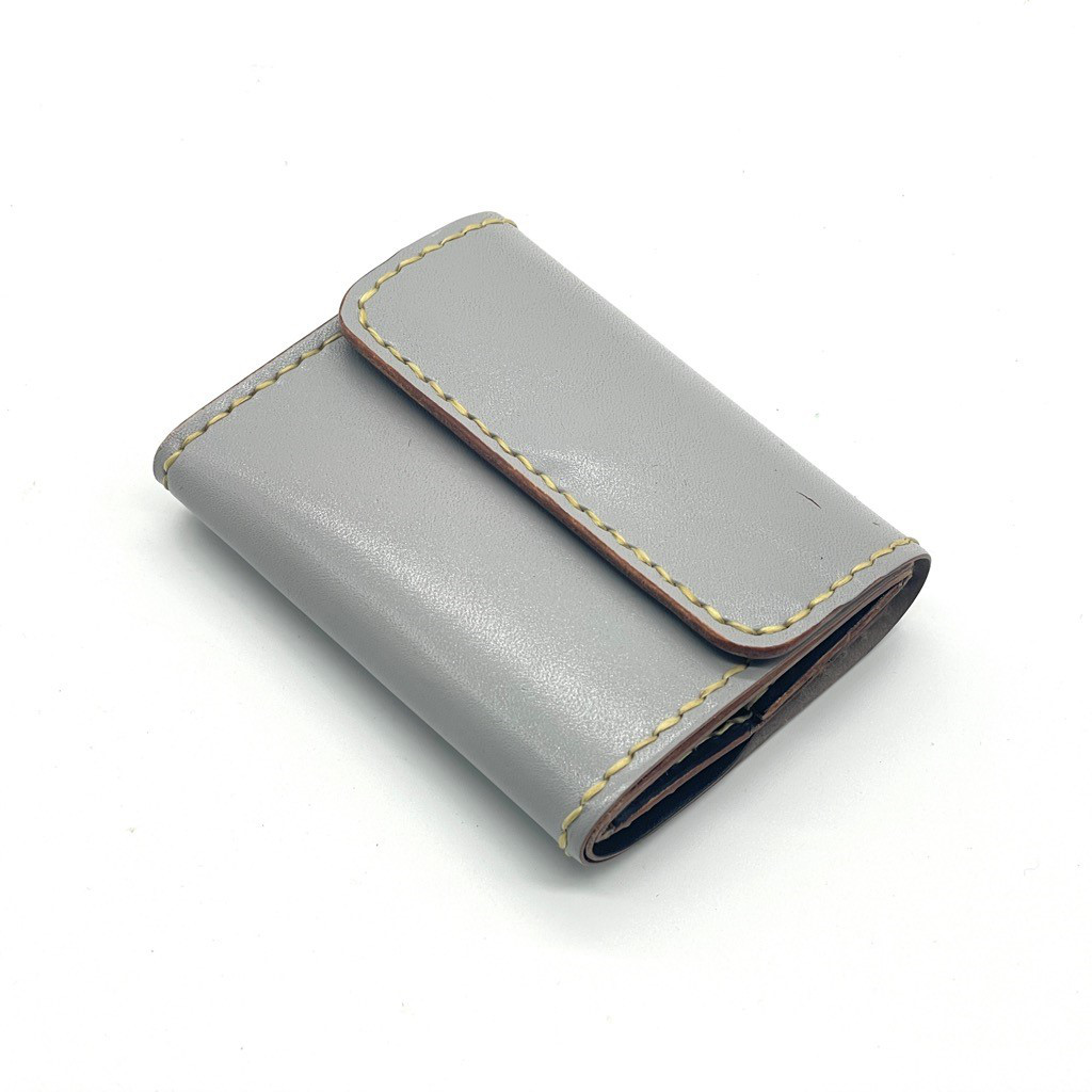 【現物販売】ミニマル過ぎないシンプルな小さい革製お財布 栃木レザー