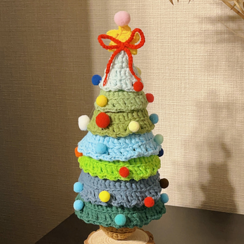 若者の大愛商品 クリスマス 編みぐるみ ツリー 通販 KURI あみぐるみ かぎ針編み あみぐるみ