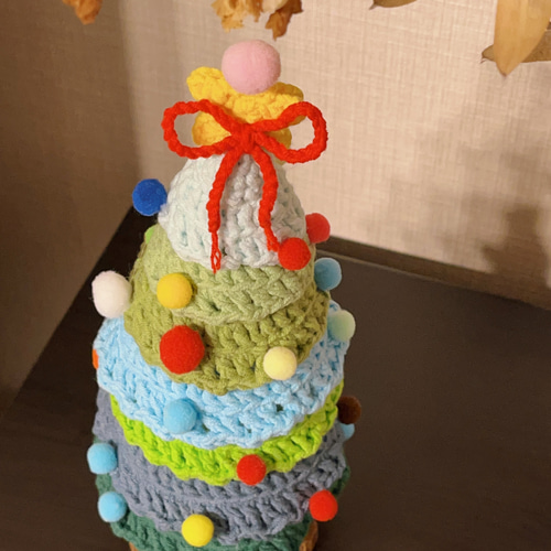 あみぐるみ Cモビール クリスマス ハンドメイド・手芸