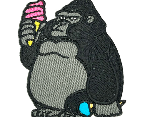 FAT GORILLA BLACK( ファットゴリラ ブラック）ステッカー