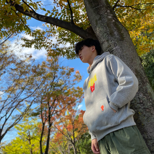 刺繍☆パーカー【プルオーバー】／へんなバーコード！？ 12oz パーカー