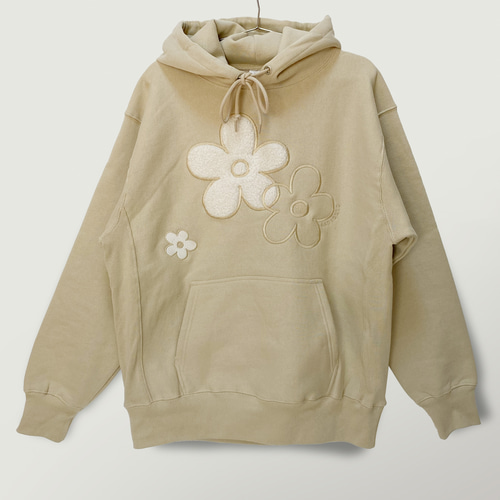 刺繍 3D刺繍 パーカー もこもこ刺繍 プルオーバー 刺繍☆パーカー【プルオーバー】／冬のもこもこ 12oz パーカー