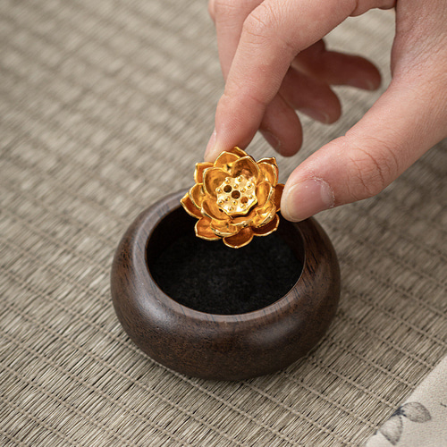 新年限定の特別セール 胡桃実木ボウル型ミニ香炉セット その他