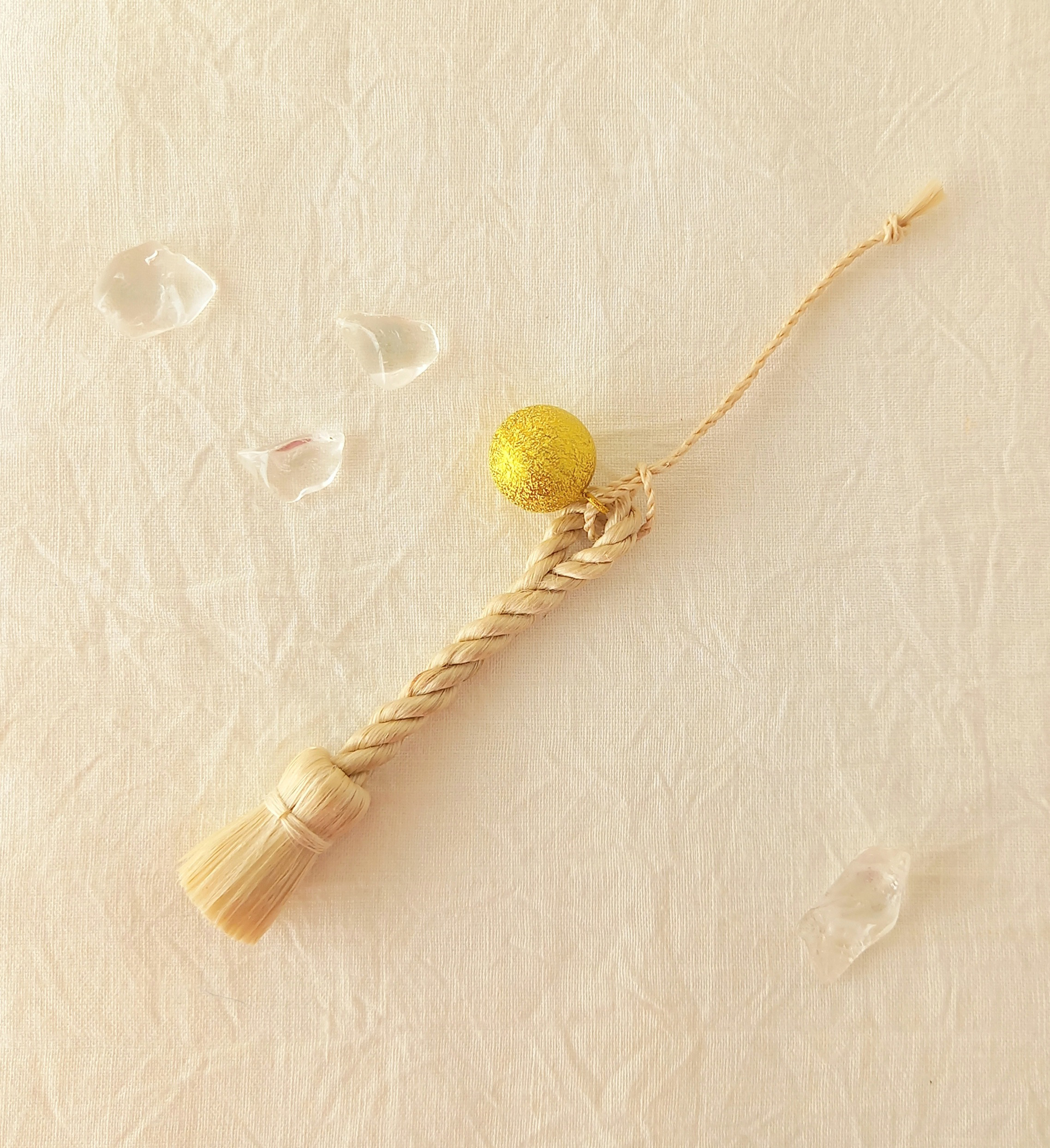 精麻と水琴鈴の鈴緒