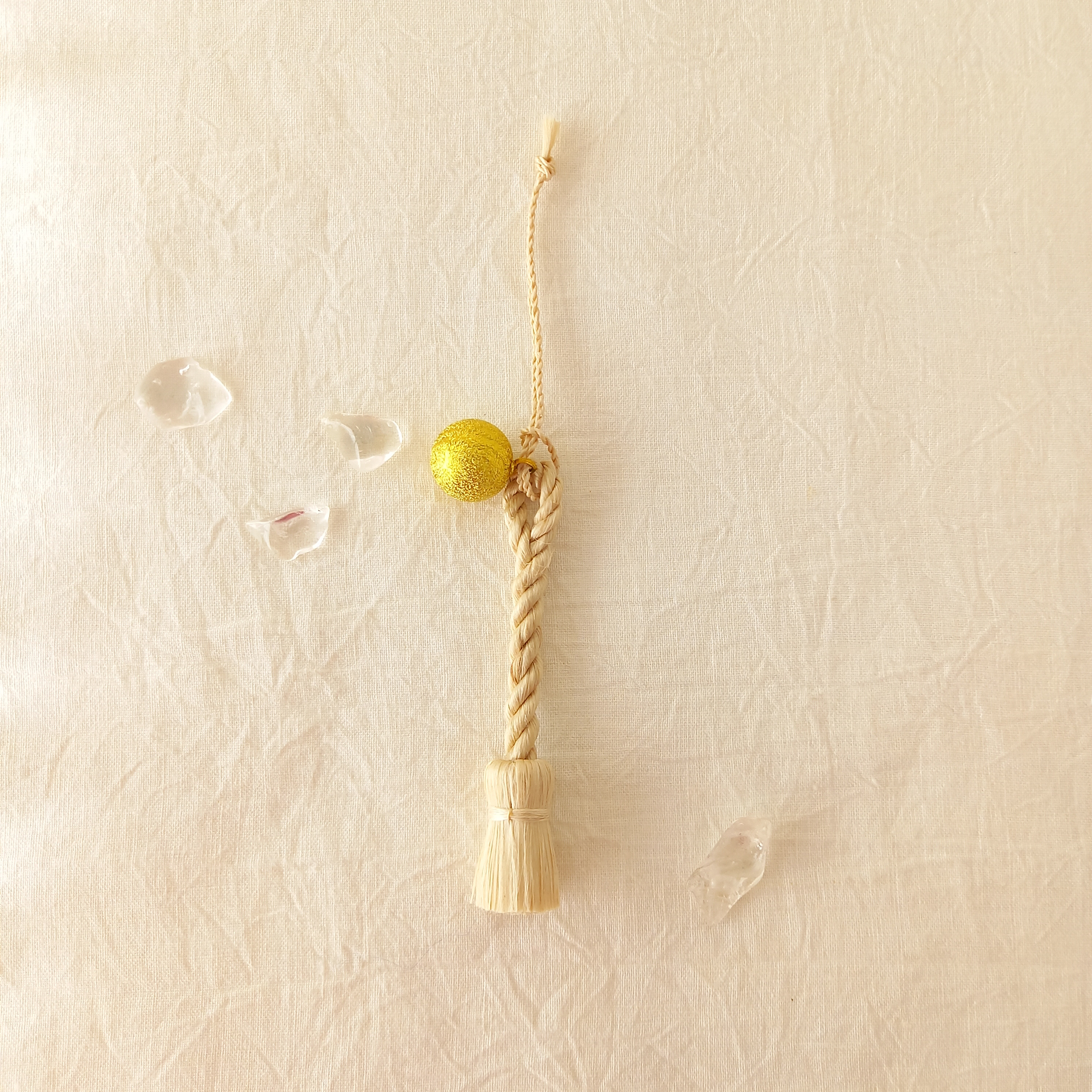 精麻と水琴鈴の鈴緒