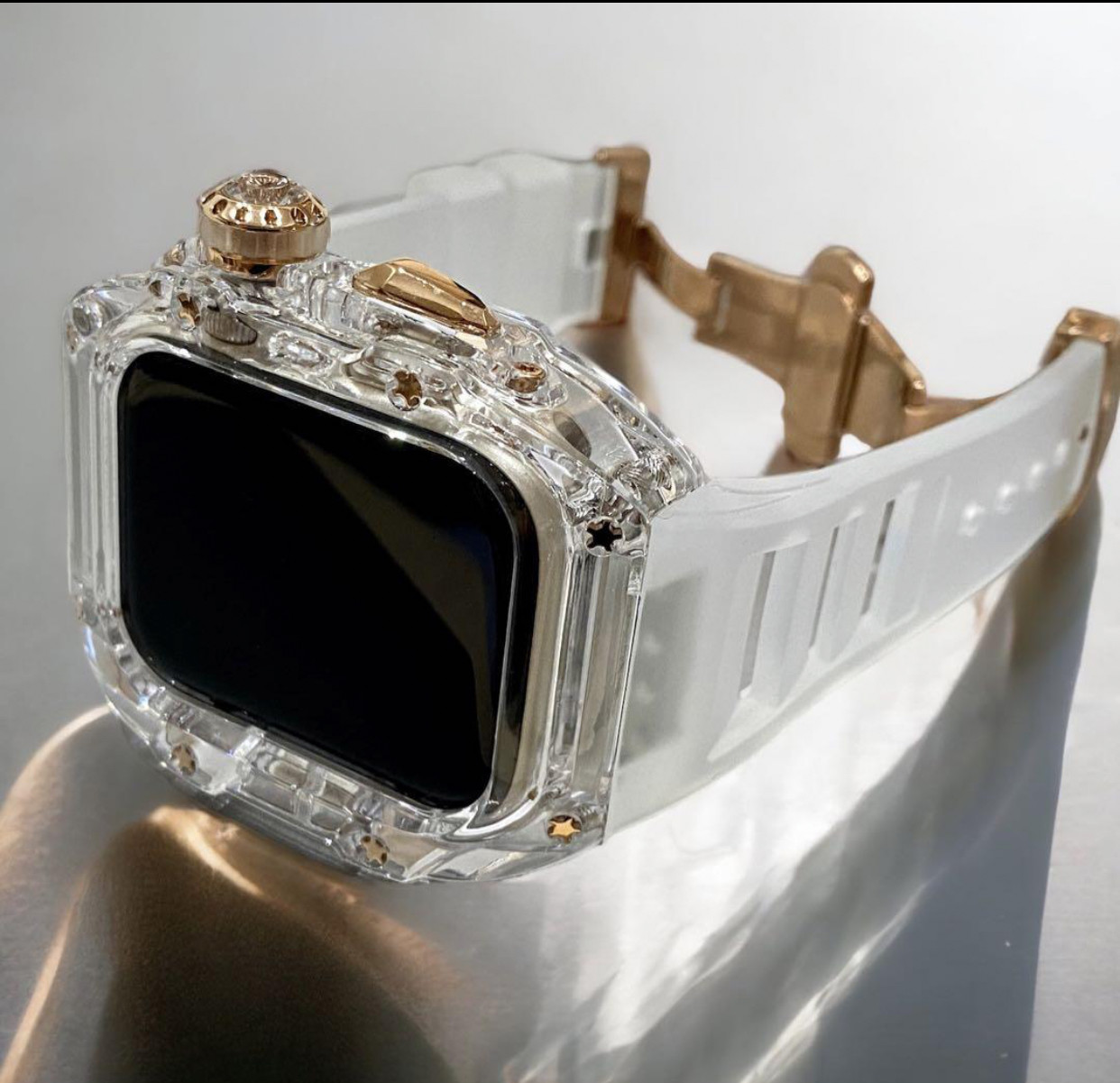 アップルウォッチバンドラバーベルトカバー AppleWatch ケース