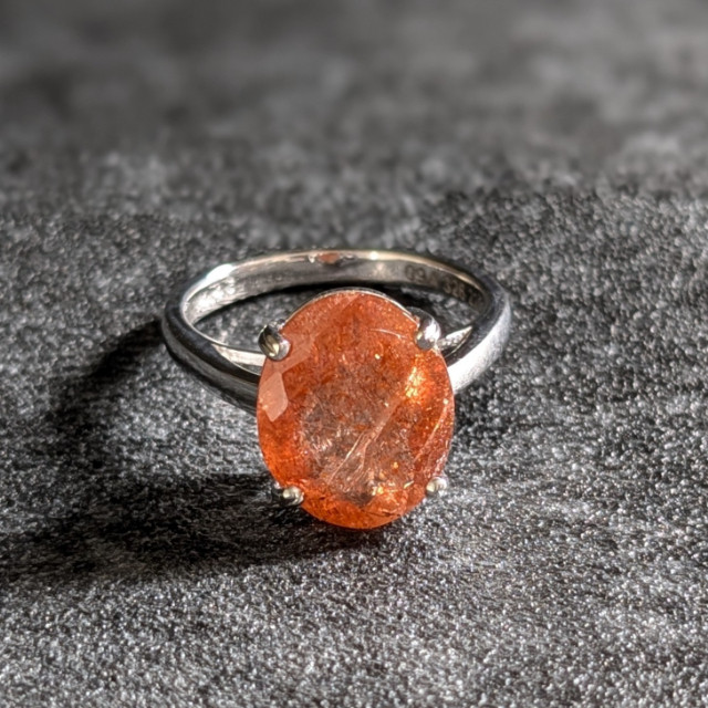 サンストーンリング #11 /SV Sunstone ring #11