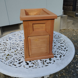 扉付き柿渋塗大型紙芝居舞台 その他インテリア雑貨 ヒロ工房 通販