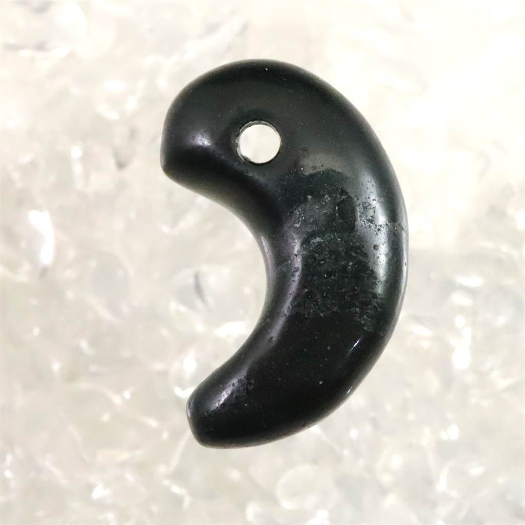 出雲碧玉 出雲石  21mm勾玉 2.52g ディレクトリーカード付 #51004