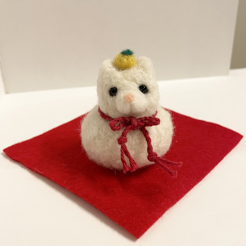 羊毛フェルト トイプードル お正月 ななちゃん様専用