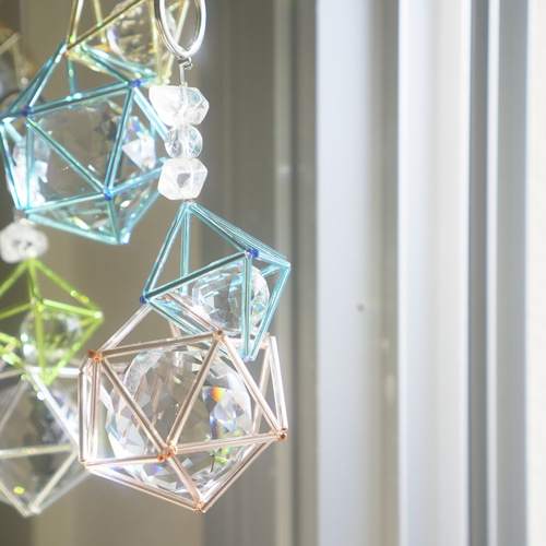 受注生産】ツインクリスタル - Single / サンキャッチャー / モビール