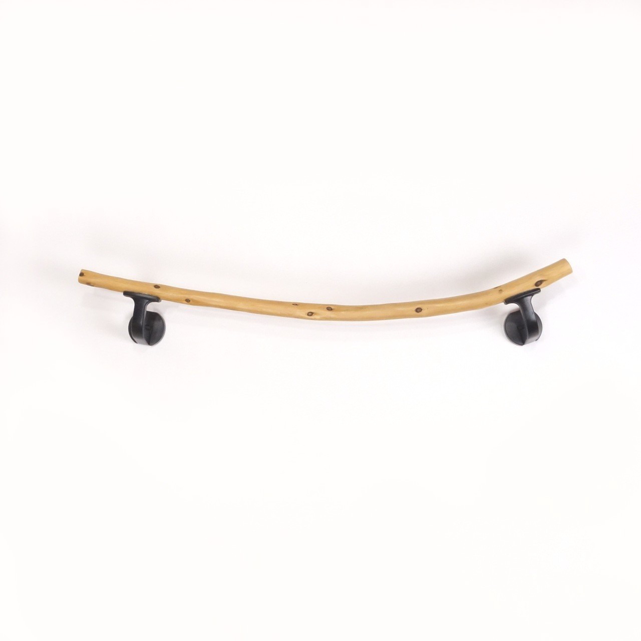 【温泉流木】黒い金具に流木が映えるバランスタオルハンガー タオル掛け タオルラック 流木インテリア