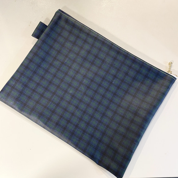 ファミリア風 おむつポーチ 青 雑貨・その他 m-natural 通販