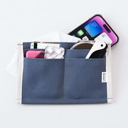 専用✳︎SALE✳︎ハンドメイド✳︎ポーチ付きティッシュケース　テディベアリネン生地 再販(STITCHED)リネンエチケットポーチ✧マスクケース