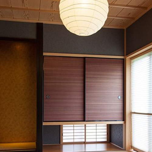 径45㎝丸杉皮入和紙灯具付提灯照明ペンダント 径45㎝丸杉皮入和紙灯具付提灯照明ペンダント 岐阜産杉