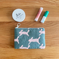 専用♩✨【横長マチ付きポーチ】runrunrun ベージュ✨　ミナペルホネン 専用♩✨【横長マチ付きポーチ】runrunrun ベージュ✨ ミナ