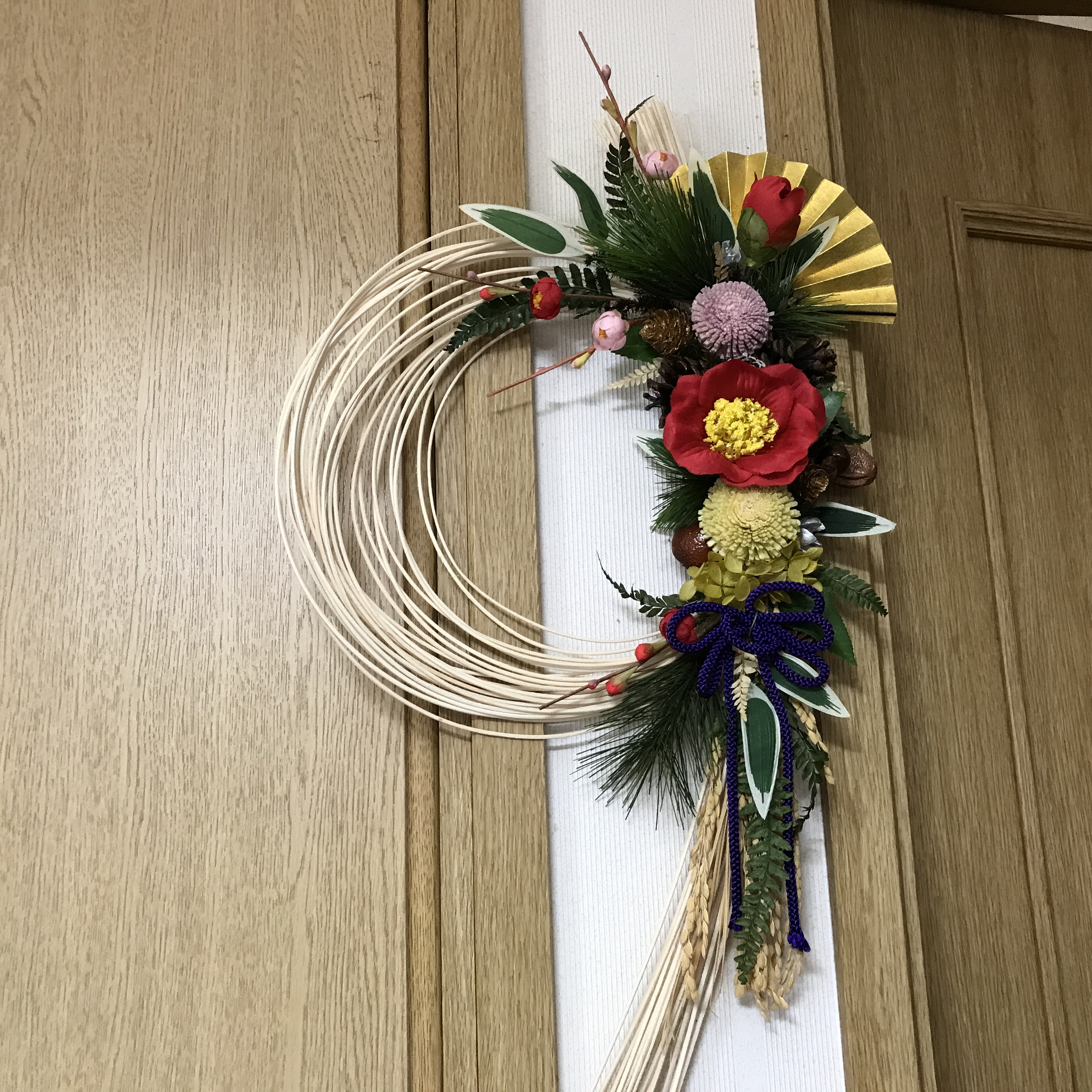 《日本伝統》2026　和流しお正月飾り　白（早割＊8800－8000に値下げしました）