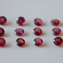 5.2ｃｔ　天然石　トルマリン　ラウンド　ルース　12個セット 2枚目の画像