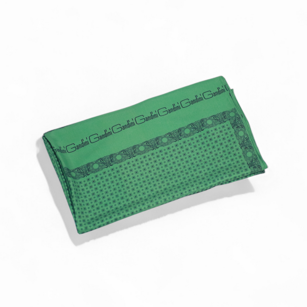 【着分販売】花柄×エスニック　フォレストグリーン　～シルク100％～