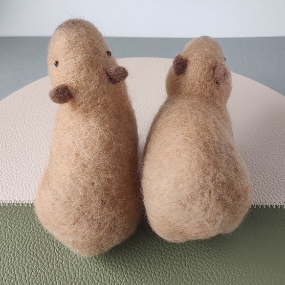 あるくカピバラ　（素材・羊毛） 9枚目の画像