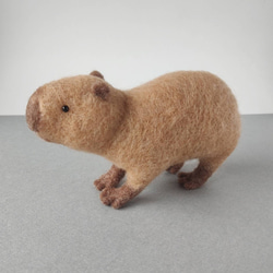 あるくカピバラ　（素材・羊毛） 3枚目の画像