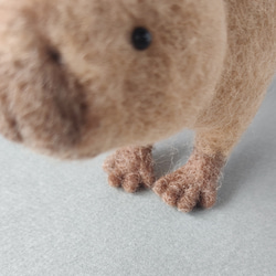 あるくカピバラ　（素材・羊毛） 6枚目の画像